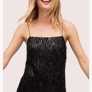 Kate Spade Fringe-trimmed Sheath Dress